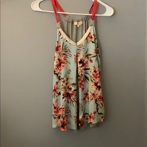 Floral tank top